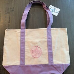 NWT Trader Joe's Lavender Large Tote
